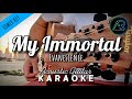 My Immortal by Evanescence (Lyrics) | Acoustic Guitar Karaoke | Lower Key