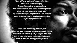 The Revolution Will Not Be Televised