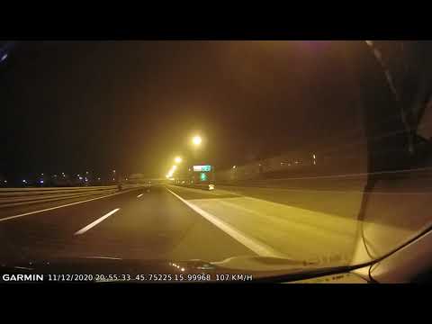 DRIVE #1436: Karlovac-Zagreb-Ivanić Grad (Croatia) (timelapse 4x) *Read Description*