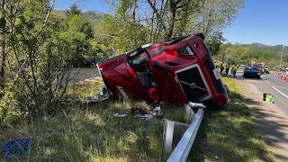 Tractor Trailer Rollover Sylva NC