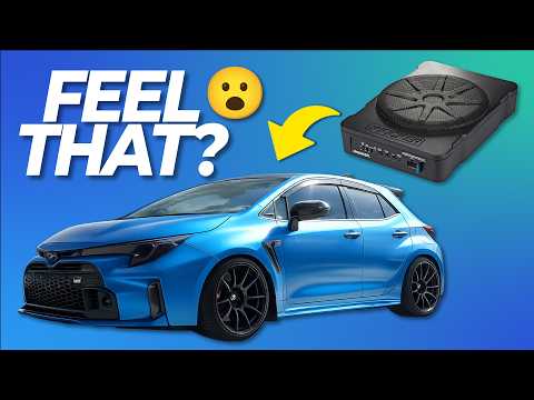 Kicker Sub Woofer in a GR Corolla? You Have to Hear This.