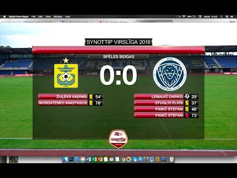 FK Ventspils - Riga FC 0:1 labākie momenti (24.aug.)