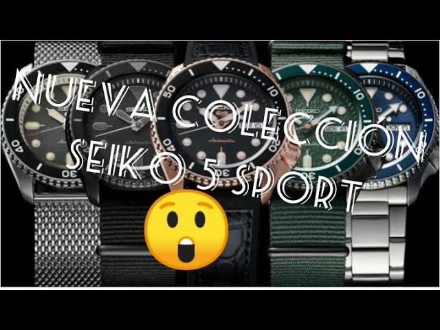 Vídeo relacionado con Seiko SRPL79K1 5 Sports SKX Reloj automático de Acero Inoxidable para Hombre, Caja de 38 mm, Negro/Plateado