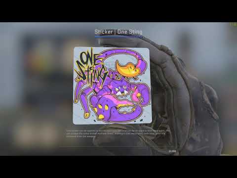 One Sting Sticker CSGO