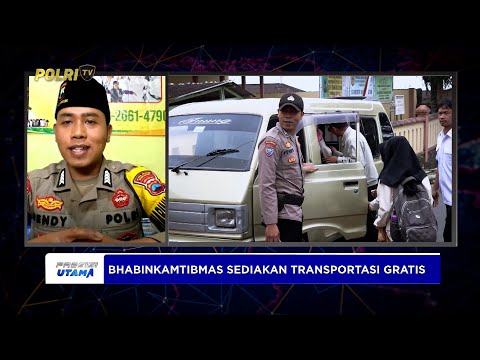 LIVE - BRIPKA FENDY TRIWIBOWO BHABINKAMTIBMAS DESA DAMARKASIAN SOAL TRANSPORTASI GRATIS BAGI SISWA