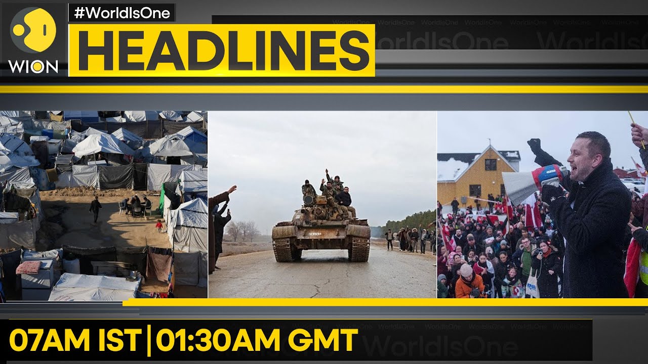 Greenland: Thousands March Against Trump | Syria: Army Claims to Take Airport in Tabqa | HEADLINES