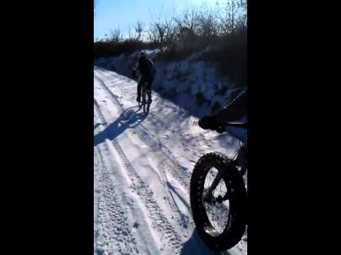 Salita Villa Chiara con la neve