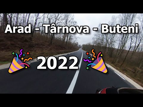 Prima tura in 2022 | Arad - Buteni via Tarnova | M-a oprit politia...