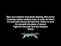 DragonForce - Revolution Deathsquad | Lyrics on screen | HD