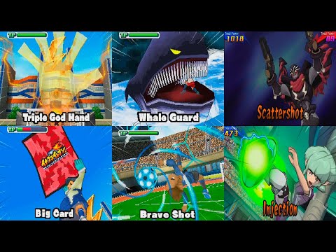 All the techniques that were removed from Inazuma Eleven Victory Road (For now)