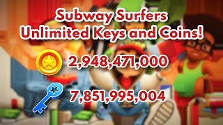 How To Get Unlimited Keys and Coins In Subway Surfers!