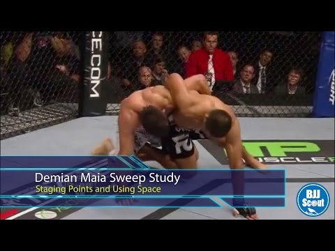 BJJ Scout: Demian Maia Study Part 4 - Staging Points & Signature Sweep