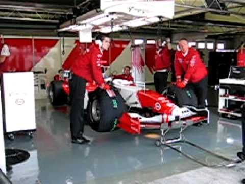 F1 Toyota engine wake UP