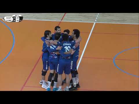 Great volleyball rally! CV. Teruel vs. UBE Lilla Grau