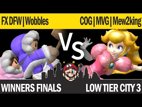 LTC3 Melee - FX DFW | Wobbles (ICs) vs COG | MVG | Mew2king (Peach) - Winners Finals