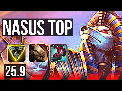NASUS vs RIVEN (TOP) | NA Grandmaster | 25.9