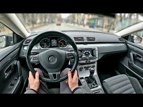 2013 Volkswagen PASSAT CC 2.0l 140HP | POV Test Drive | Fuel consumption info