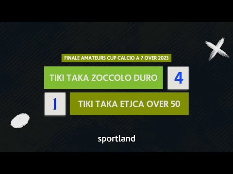 HIGHLIGHTS • Finale Amateurs Cup Over 2023 - Tiki Taka Zoccolo Duro vs Tiki Taka Etjca Over 50