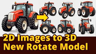 Rotate 2d images, Turn 2d images to 3d | New stable zero 123 model from Stability AI