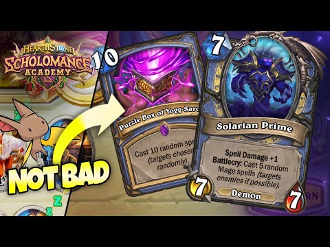 Prime Into Box Into TOO MUCH Value | Firebat Hearthstone | Scholomance Academy