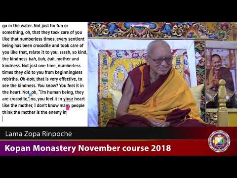 20181214 1430 LZR Kopan  - Kindness of the mother. Holy objects. 12 links of dependent origination