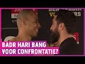 Ben Saddik daagt Levi Rigters uit bij staredown