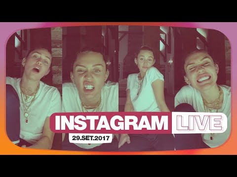 Instagram Live - Miley Cyrus (09.29.17) - Full