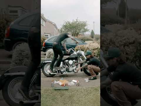 #harleydavidson #panhead #shovelhead #bobber #chopper #custom #motorcycle #kickback #kickstart #chop