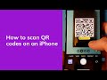 How To Scan QR Codes on an iPhone