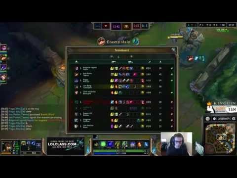 TSM Bjergsen Cassiopeia VS Ahri - duo with Hai