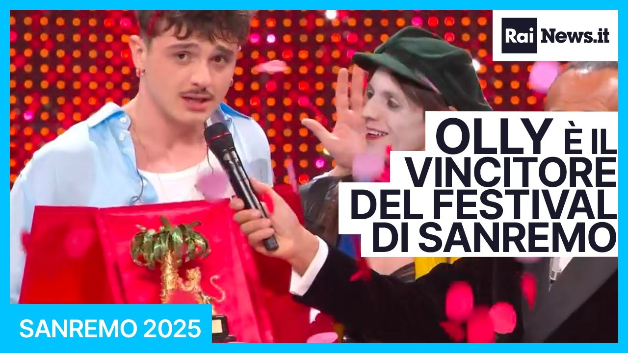 Olly vince la 75esima edizione del Festival di Sanremo con "Balorda nostalgia"