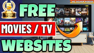🔴Top 5 Websites to Watch FREE Movies / TV Shows
