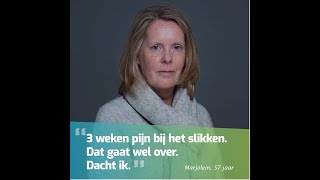Hoofd-halskanker Make Sense Campagne 2021 - Marjolein (57 jaar) vertelt haar verhaal