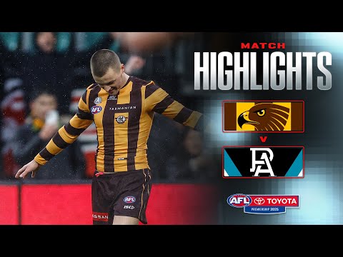 Hawthorn v Port Adelaide Highlights | Round 19, 2025 | AFL