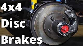 Rebuild 4x4 Front Disc Brakes & Bearings | 1980-1996 Ford Bronco F150 | Dana 44 | Bronco Restoration