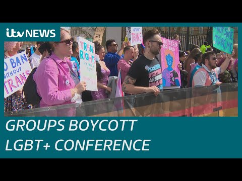 100 groups pull out of LGBT+ conference over trans conversion therapy ban exclusion | ITV News
