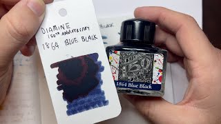 Inky Minutes: Diamine 1864 Blue Black Review