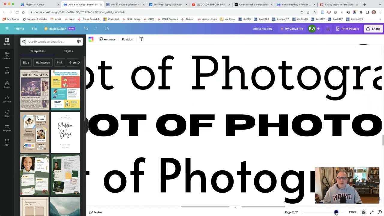 COM 100 F23 Adding Typography