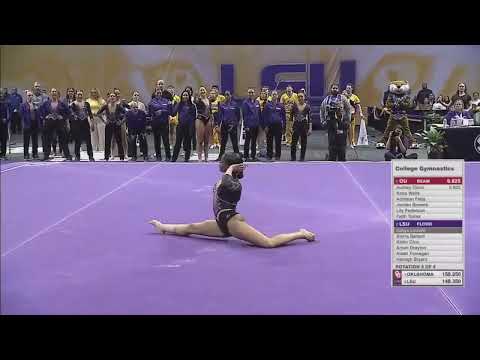 Kaliya Lincoln 9.925 Floor LSU vs Oklahoma 2-14-25