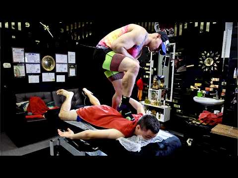 ASMR Tough massage after GYM session by Mohamed