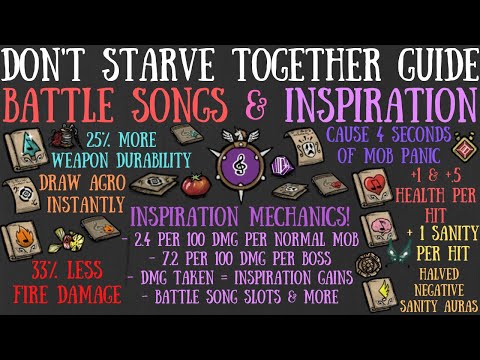 Don't Starve Together Guide: Battle Songs & Inspiration Mechanics - Wigfrid Exclusives But... Not?