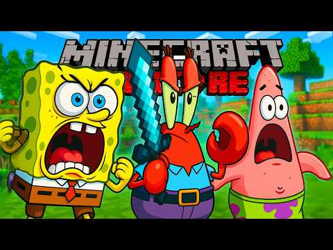 SpongeBob Plays Minecraft Hardcore!
