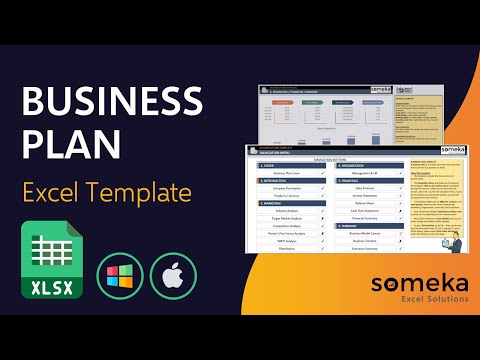 , title : 'Business Plan Template | Summarize your business with key drivers in Excel!'
