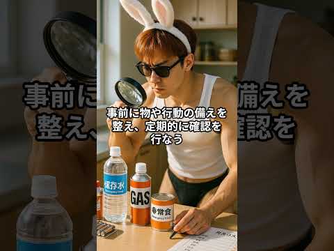 30秒で点検！“自助・共助・公助”防災チェック #shorts