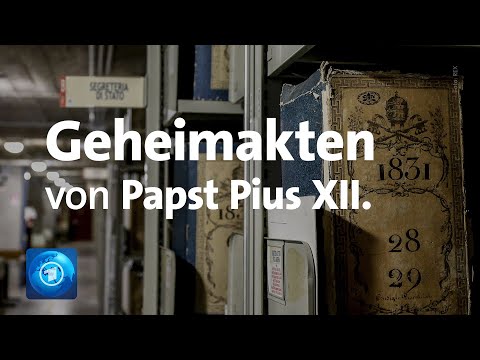 Geheimakten über Papst Pius XII.: Vatikan öffnet Archive für die Forschung