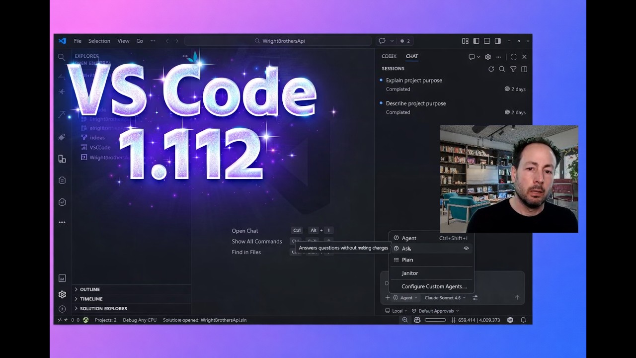 Visual Studio Code and GitHub Copilot - What's new in 1.112