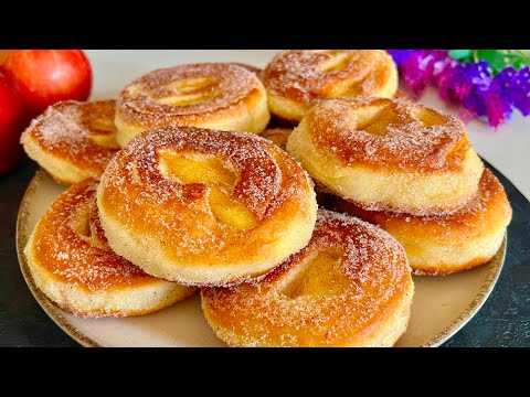 If you have 1 apple🍎1 egg and flour you can make this dessert in 5 minutes!