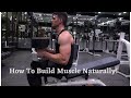 How to Build Muscle Naturally [Chest & Shoulder Workout]