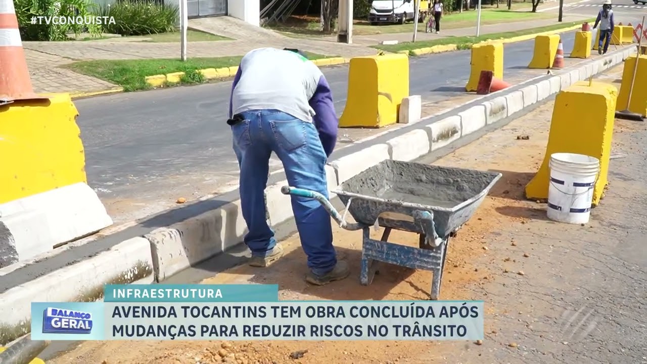 Avenida Tocantins passa por readequação viária para reduzir acidentes em Lucas do Rio Verde