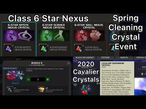 Spring Cleaning Event 2021, Crystal Opening! A few 6 Stars & a few 5 Stars! Marvel Contest Champions